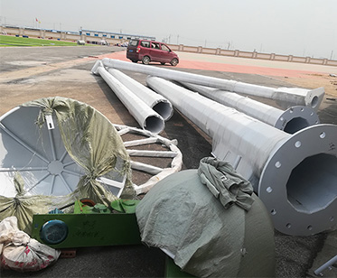 濟南歷城五中體育場高桿燈 濟南歷城五中體育場高桿燈